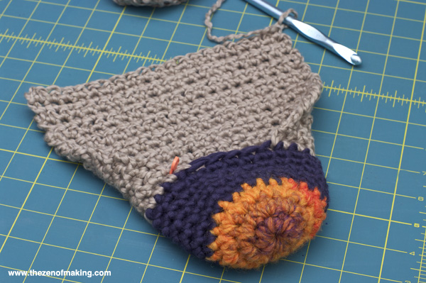 What is an easy way to make crochet slippers?